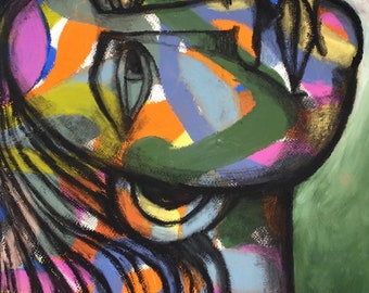 Looking up with squiggles