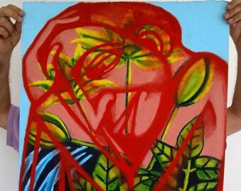 Painting #44 in my larger paper series