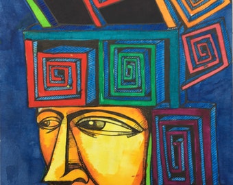 Painting#2 in my hats series