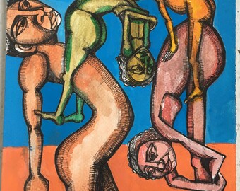 Four contorionists