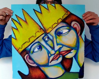 Queen and king