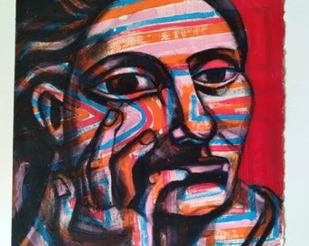 Painting #33 in my smaller paper series