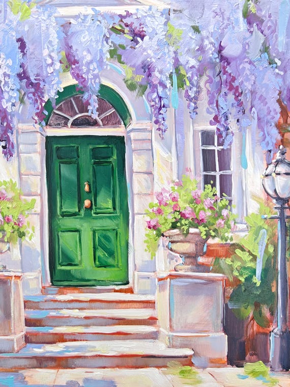 Bridgerton Wisteria House Art Print | Regency Cottagecore Decor - Etsy  Israel