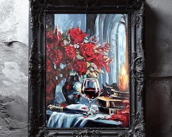 From Blood and Ash Art Print: Poppy and Hawke, FBAA fan art