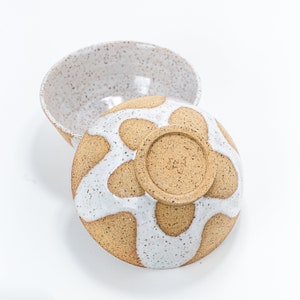 Made to order: Speckled Daisy white bowl image 1