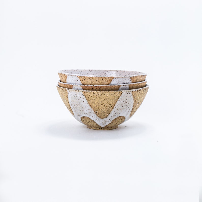 Made to order: Speckled Daisy white bowl image 5