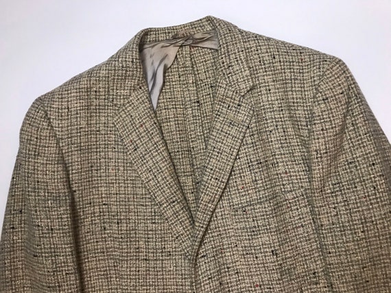Vintage 1950s Cream Fleck Coat Small / Medium