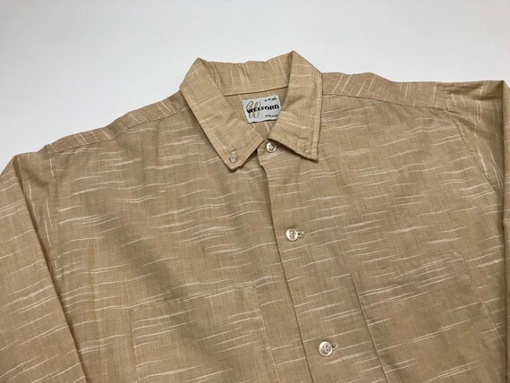 1950s Beige Fleck Shirt WELFORD