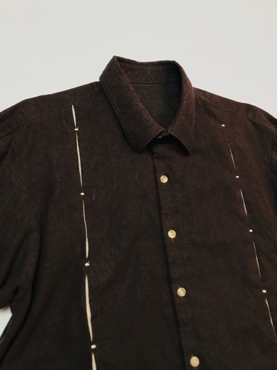 Medium Vintage Camp / Cabana Shirt ROCKABILLY