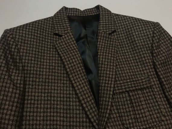 1950s Capistrano Brown Plaid Fleck Small