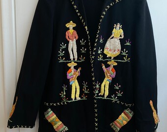 Vintage mexikanische Souvenirjacke