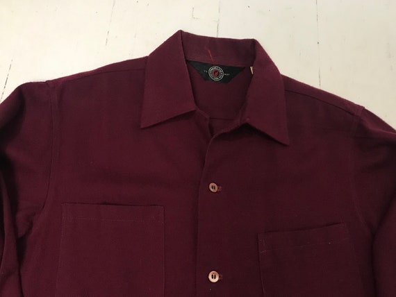 Vintage Medium Loop Collar Button Up Shirt