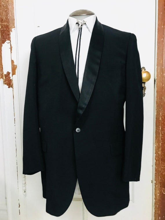 Vintage Medium Black Tuxedo Jacket