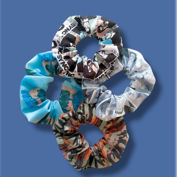NSYNC Hair Scrunchies | 2000s Nostalgia | *NSYNC