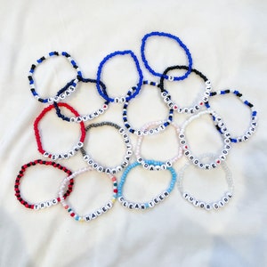 One Tree Hill Beaded Bracelets | OTH | Lucas Scott | Nathan Scott | Brooke Davis | P. Sawyer | Tric | Naley
