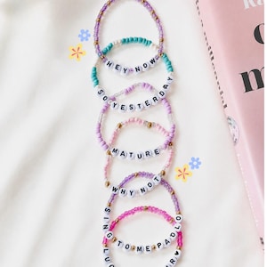 Hilary Duff Inspired | Y2K 2000s Beaded Bracelet | Sing To Me Paolo | Mature | Lucky Me Tour | Lizzie | Hey Now | So Yesterday | Why Not