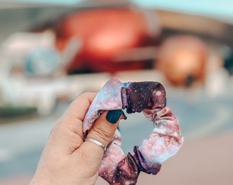 Mission Space Inspired | Epcot | Galaxy Print Hair Scrunchies