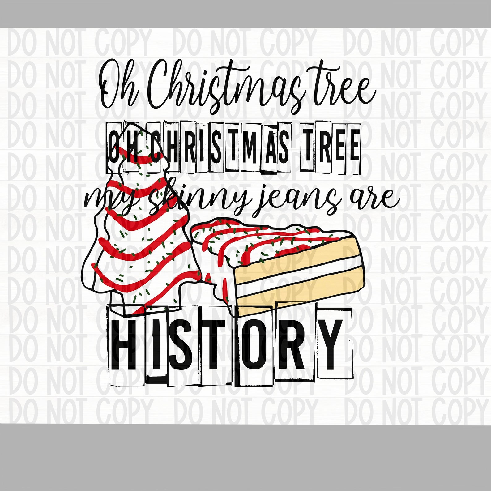 Little Debbie Christmas Tree Funny Png File for Sublimation Etsy