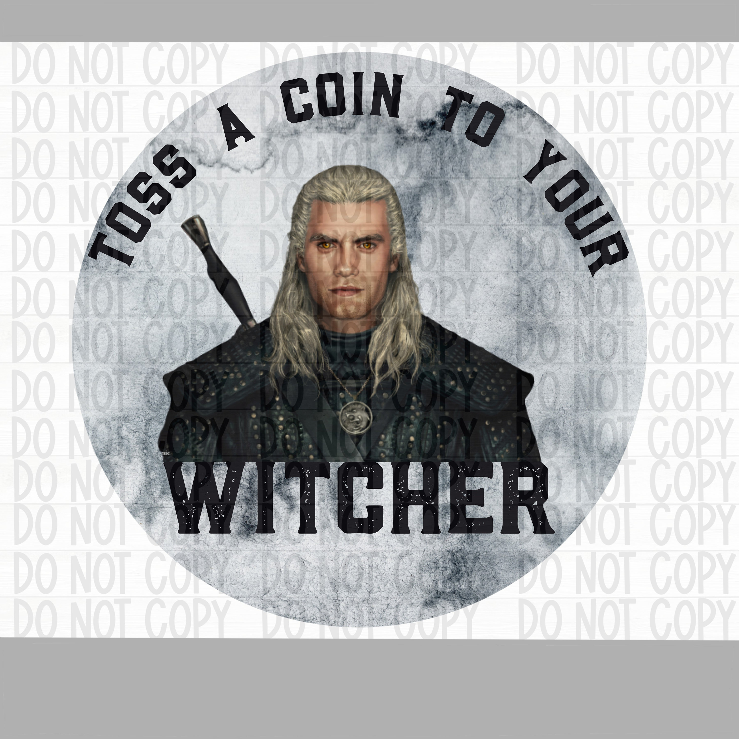 Toss A Coin To Your Witcher Tekst Toss a Coin to Your Witcher PNG File for - Etsy UK