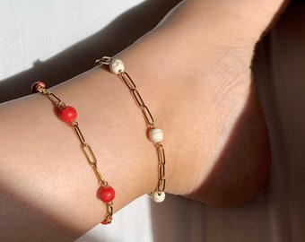 Waterproof Anklets • Stainless Steel Ankle Bracelets • Summer Jewellery • Beach • Anklets • Chain Jewellery • Gold Jewellery