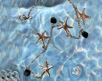 Waterproof Anklets • Stainless Steel Ankle Bracelets • Summer Jewellery • Beach • Anklets • Chain Jewellery • Charms • Starfish