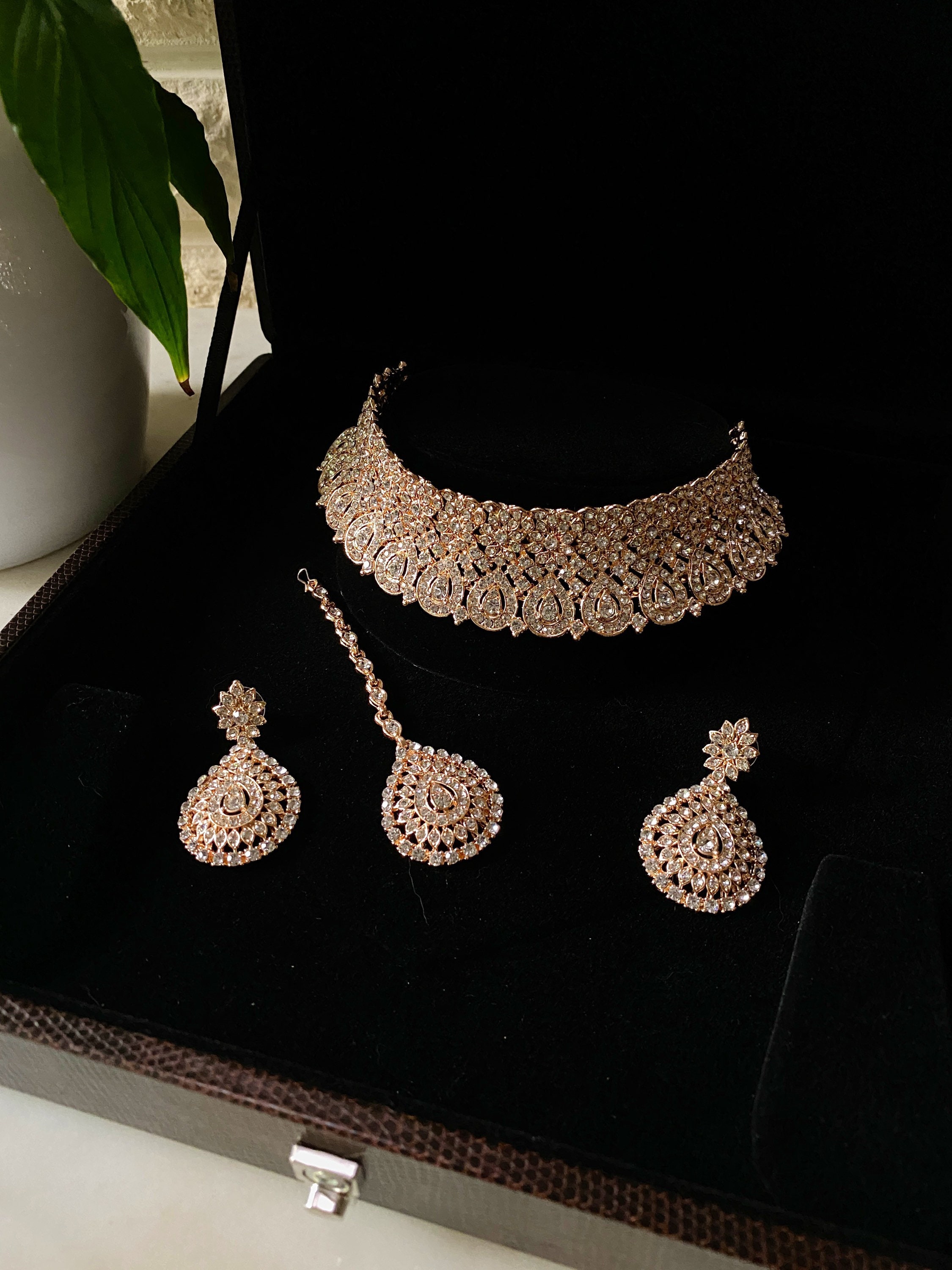 Rose Gold Indian Jewelry / Rose Gold 
