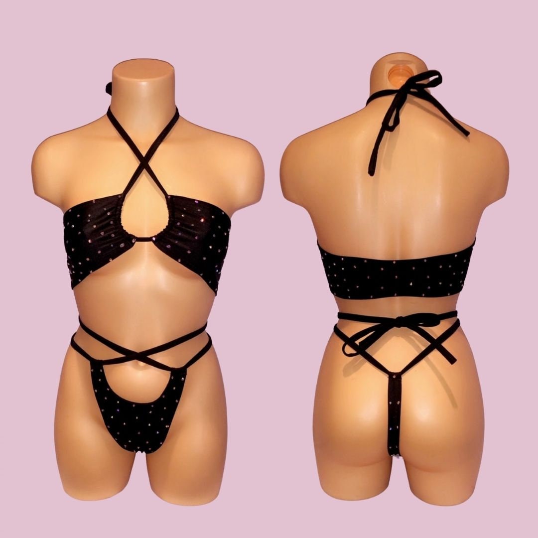 Sparkle Me SET Stripper Clothes Exotic Dancewear Stripper - Etsy Ireland