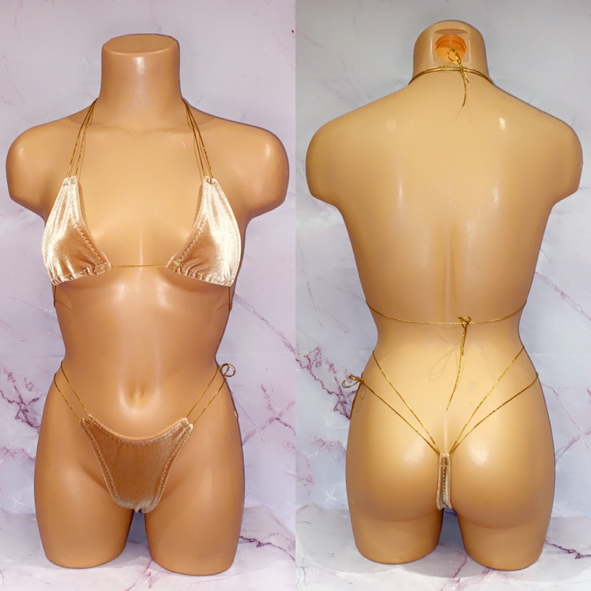 Velvet String Sets Stripper Clothes Exotic Dancewear - Etsy Denmark