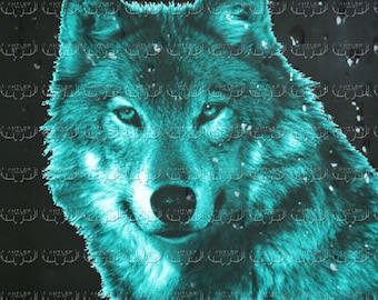 DIGITAL Download Wolf png, jpg, gif Sublimation or Decal Image
