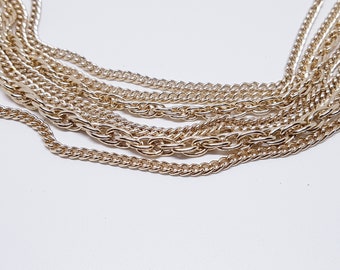 Multi Row Chain Gold - Etsy