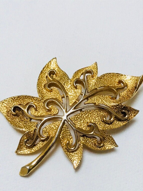 3 Hojas De Colección Retro Broche Broche Pin de Solapa Hoja de Otoño de Arce vendedor del Reino Unido