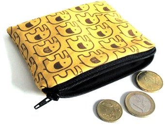 WALLET ELI , yellow/brown