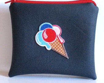 Geldbörse,Portemonnaie,Kartenetui,blau