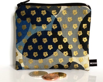 WALLET, golden flower