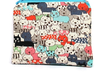 WALLET ,colorful cats