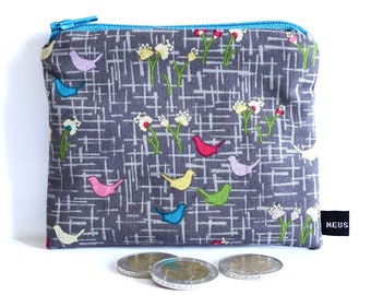 WALLET colorful birds