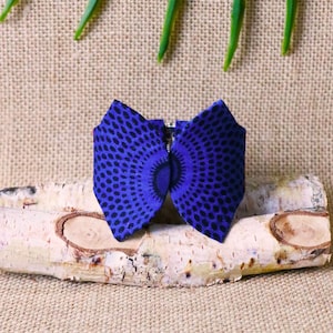 Butterfly cuff, Wax blue discs, African bracelet, Wax bracelet, Blue bracelet, African jewel, Women's jewel, African fabric