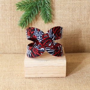 Akan cuff, Geo red wax, African bracelet, wax bracelet, Red bracelet, African jewel, Women's jewel, African fabric