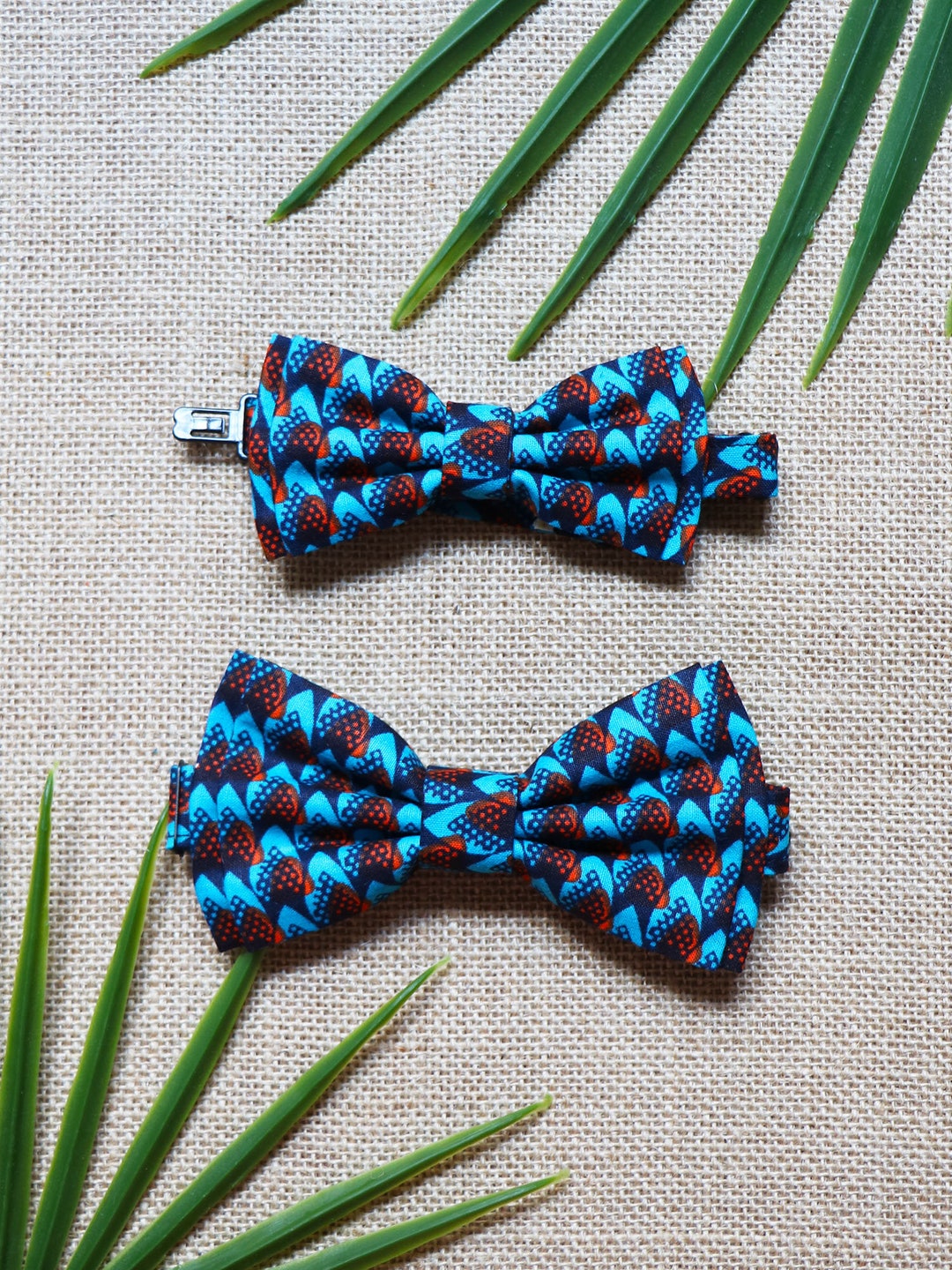 DonDon Ensemble Nœuds Papillon Père-Fils - Look Partenaire Ajustable Prénoué