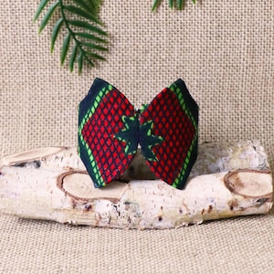 Butterfly cuff, Wax red congress, African bracelet, Wax bracelet, Red bracelet, African jewel, Women's jewel, African fabric