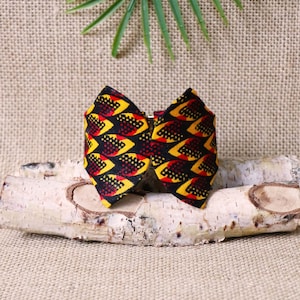 Butterfly cuff, Red scales wax, African bracelet, Wax bracelet, Red bracelet, African jewel, Women's jewel, African fabric