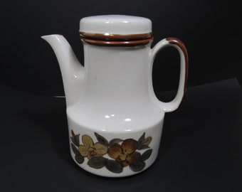 Retro 1970 's theepot handbeschilderd Made in Germany
