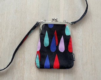 MARIMEKKO Rain Drop Print Crossbody Purse, Small Shoulder Bag from Finland