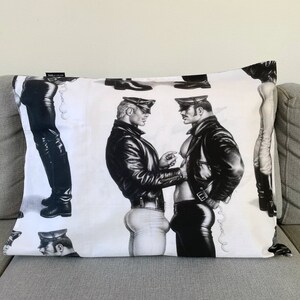 Tom of Finland Cushion Cover by Finlayson, Gay Art Pillow Case