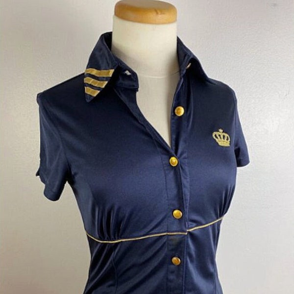 Camisa Adidas vintage, camisa con botones de manga corta, talla S/M