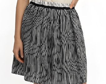 COP COPINE Cotton Skirt, Y2K Archive Cargo Skirt, 90s French