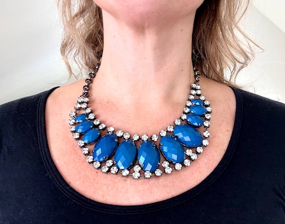 Collier Fantaisie Vintage Français - Décoré, Style Bohème, Occasion