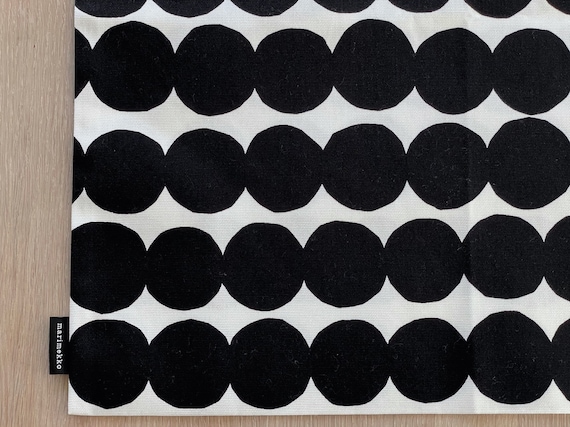 Marimekko Bag, Black and White Polka Dot Tote Bag… - image 2