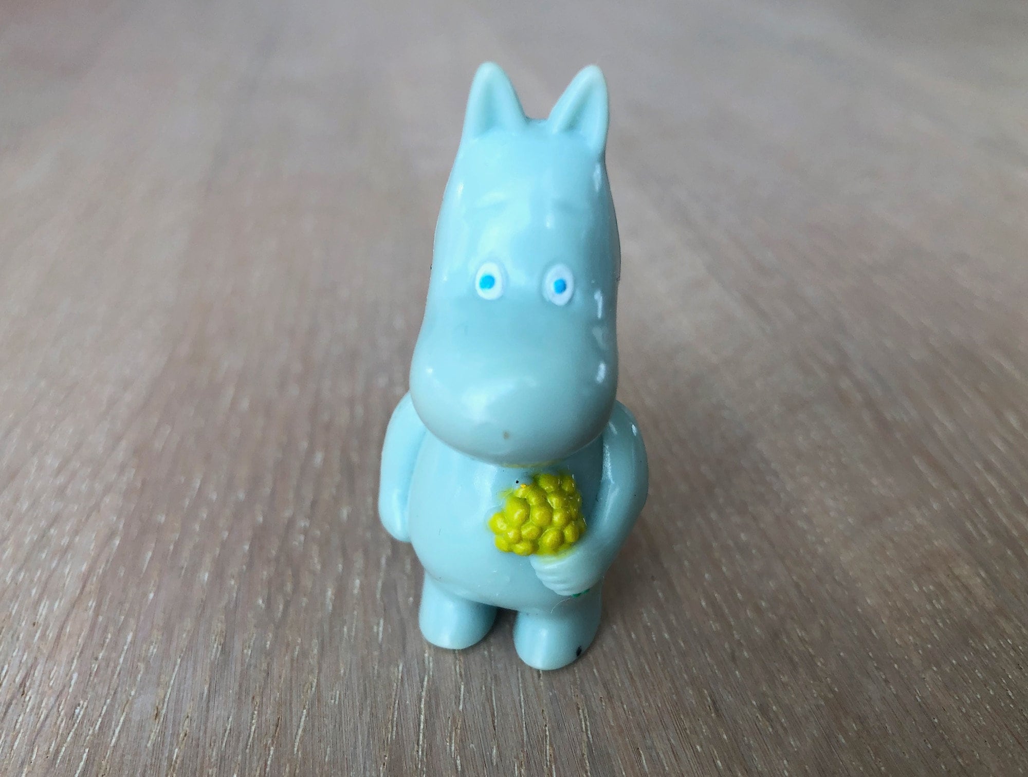 Moomintroll Figure, Kawaii Moomins Figurine, Bulls 2000 Vintage