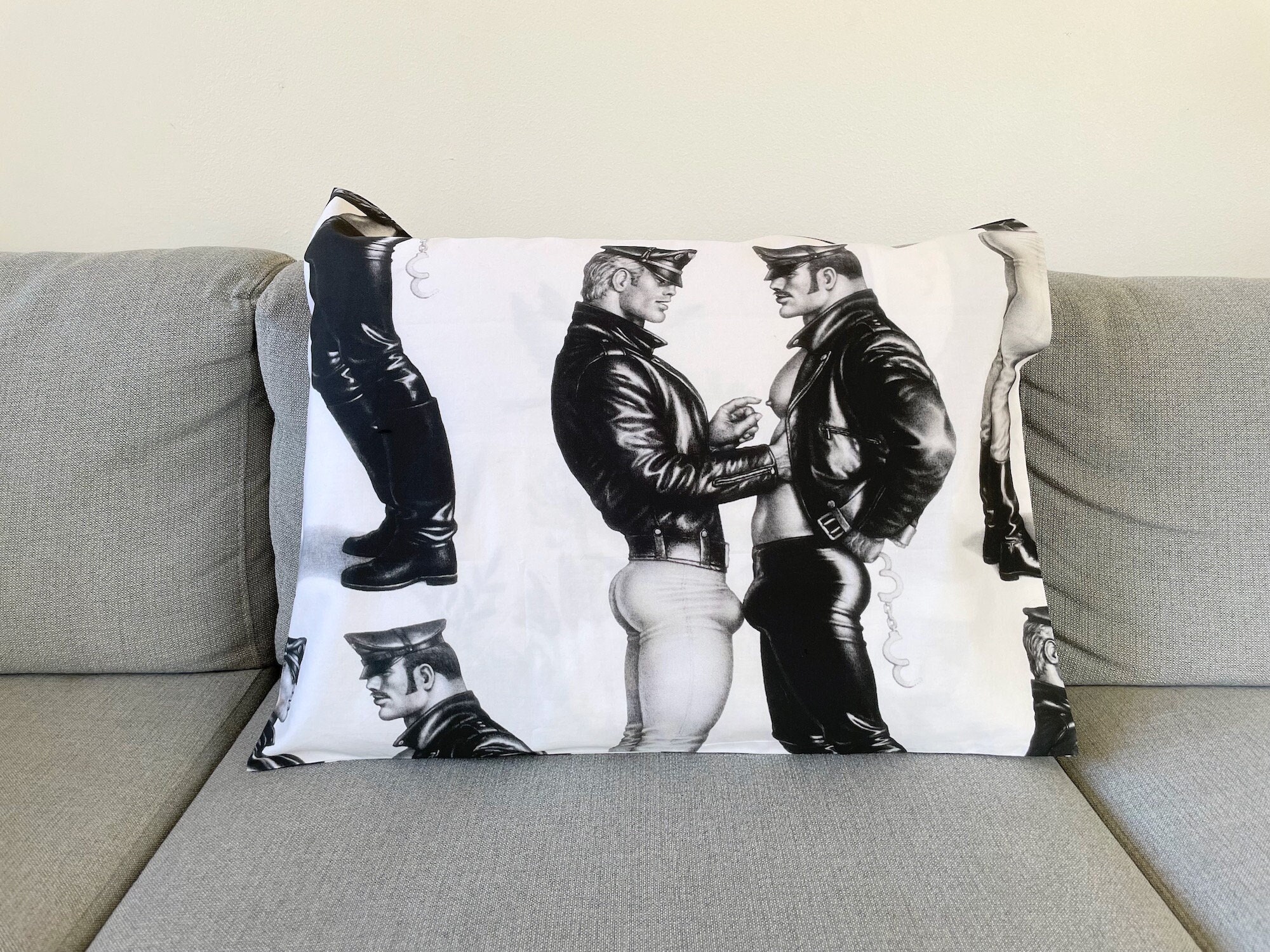 Tom of Finland Cushion Cover by Finlayson Gay Art Pillow - Etsy